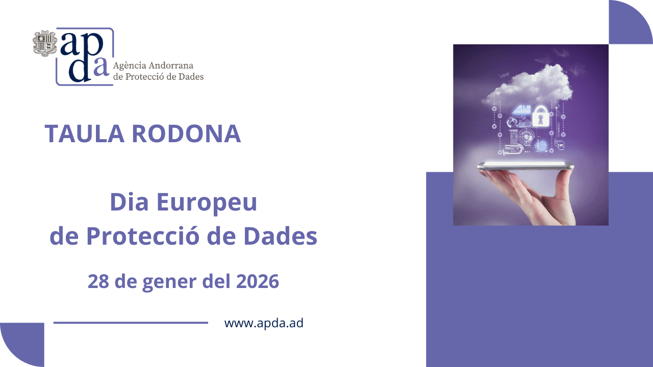 Taula Rodona en motiu del Dia Europeu de la Protecció de Dades